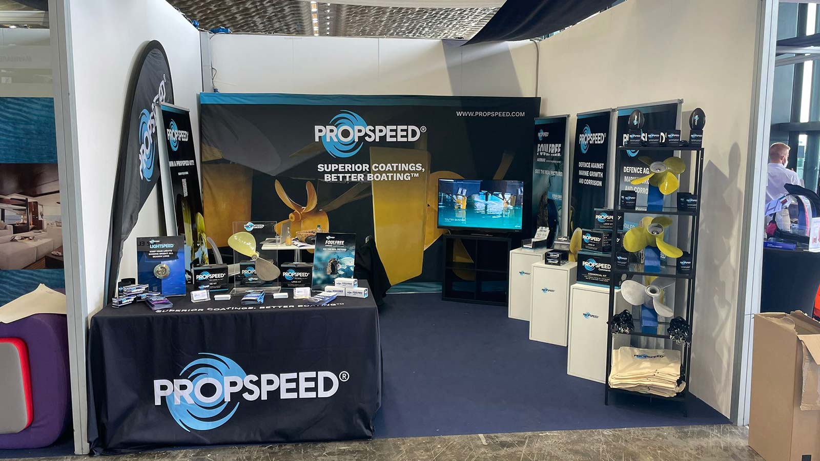 Propspeed stand at Genoa Boat Show 2021
