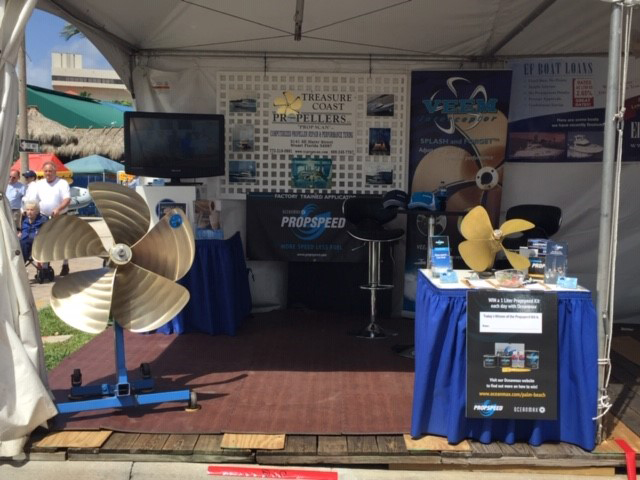 Propspeed and Treasure Coast Propellers at Palm Beach Boat Show 2019