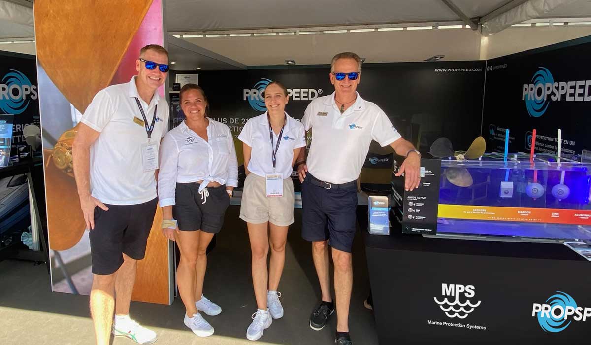 Propspeed team at Cannes Yachting Festival