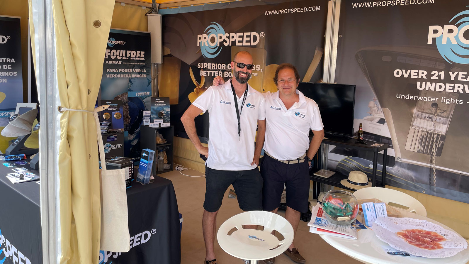 Propspeed distributor CleanSailing at Palma Superyacht Show