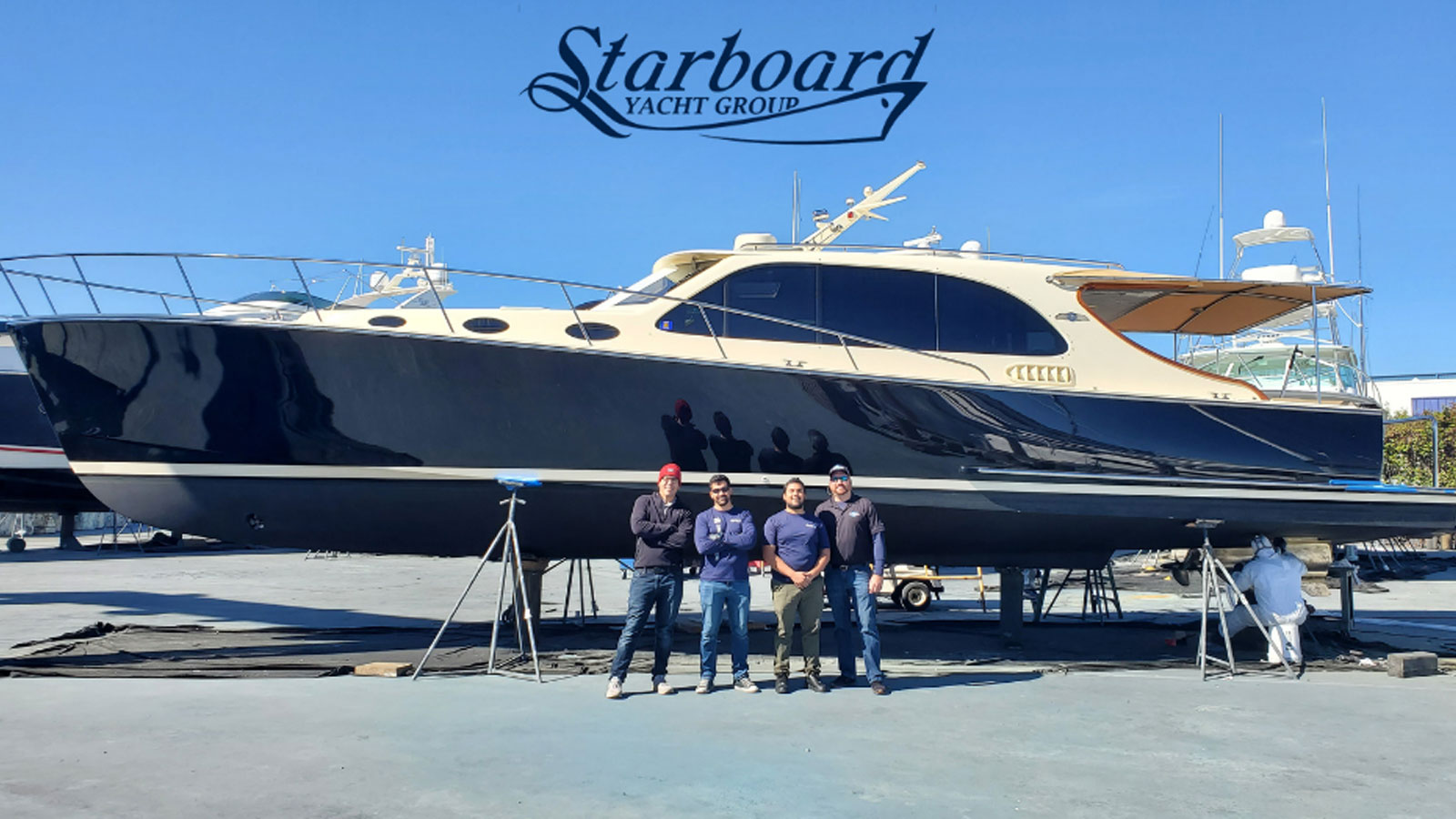 The team at Starboard Yacht Group